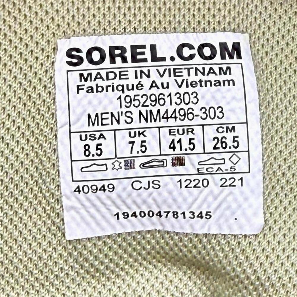 Sorel Caribou OTM Waterproof Boot Men's Size 8.5 - Picture 10 of 14